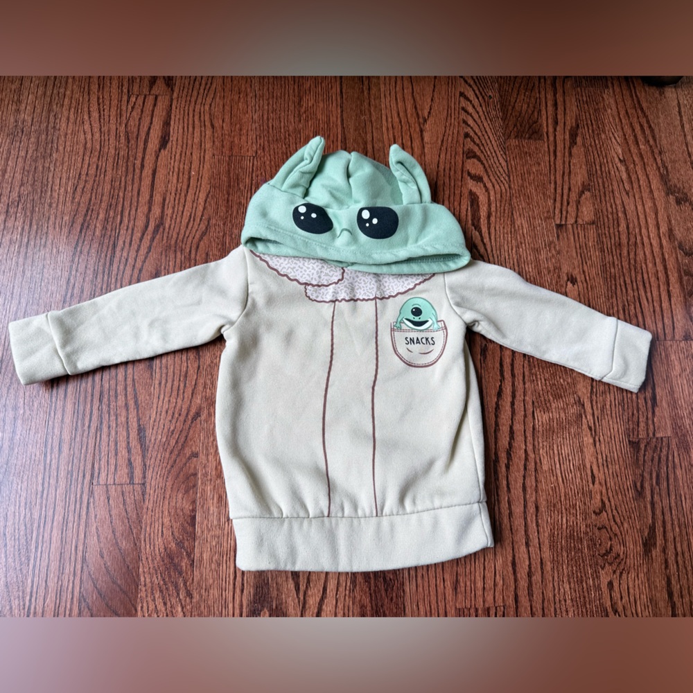 Star Wars Baby Yoda Pullover Toddler Hoodie - Size 3t